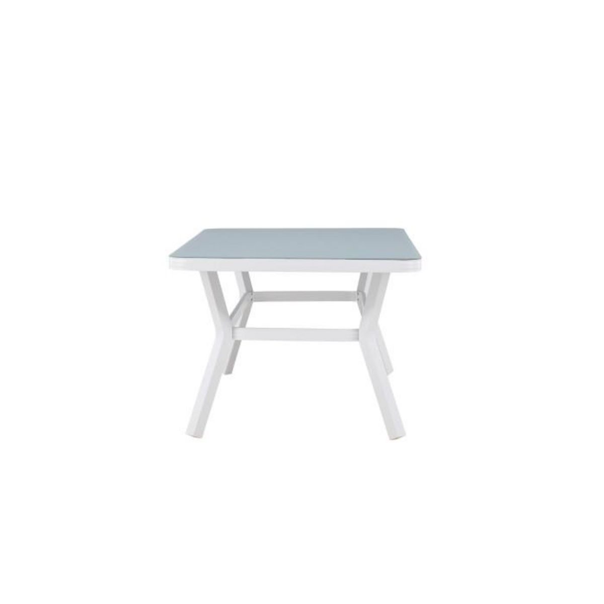 Paris Prix Table de Jardin  Virya  200cm Blanc & Gris