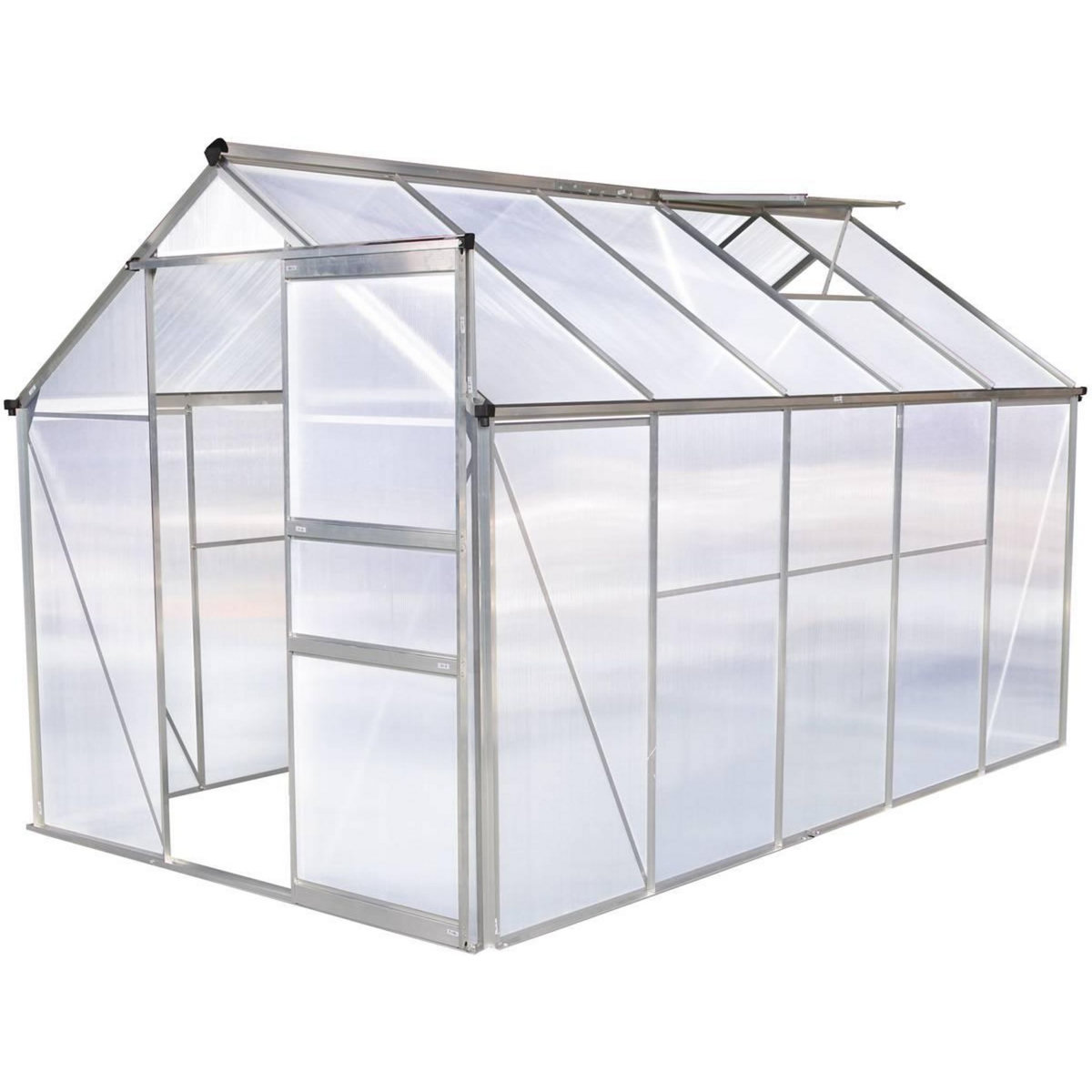 Habitat et Jardin Serre jardin polycarbonate  Hortensia  - 6m²