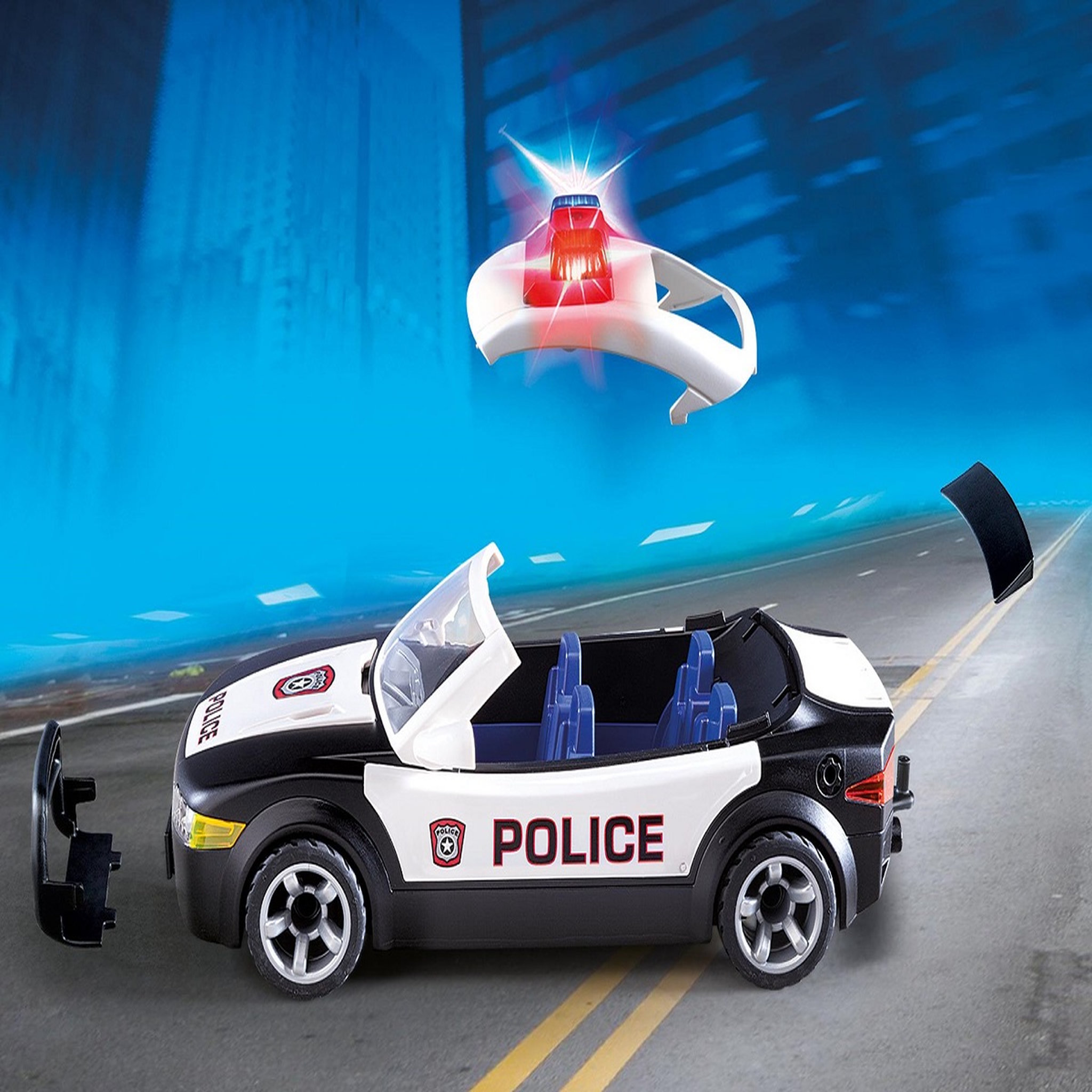 Voir la diapositive 5 : PLAYMOBIL 5673 - City Action - Voiture de police 