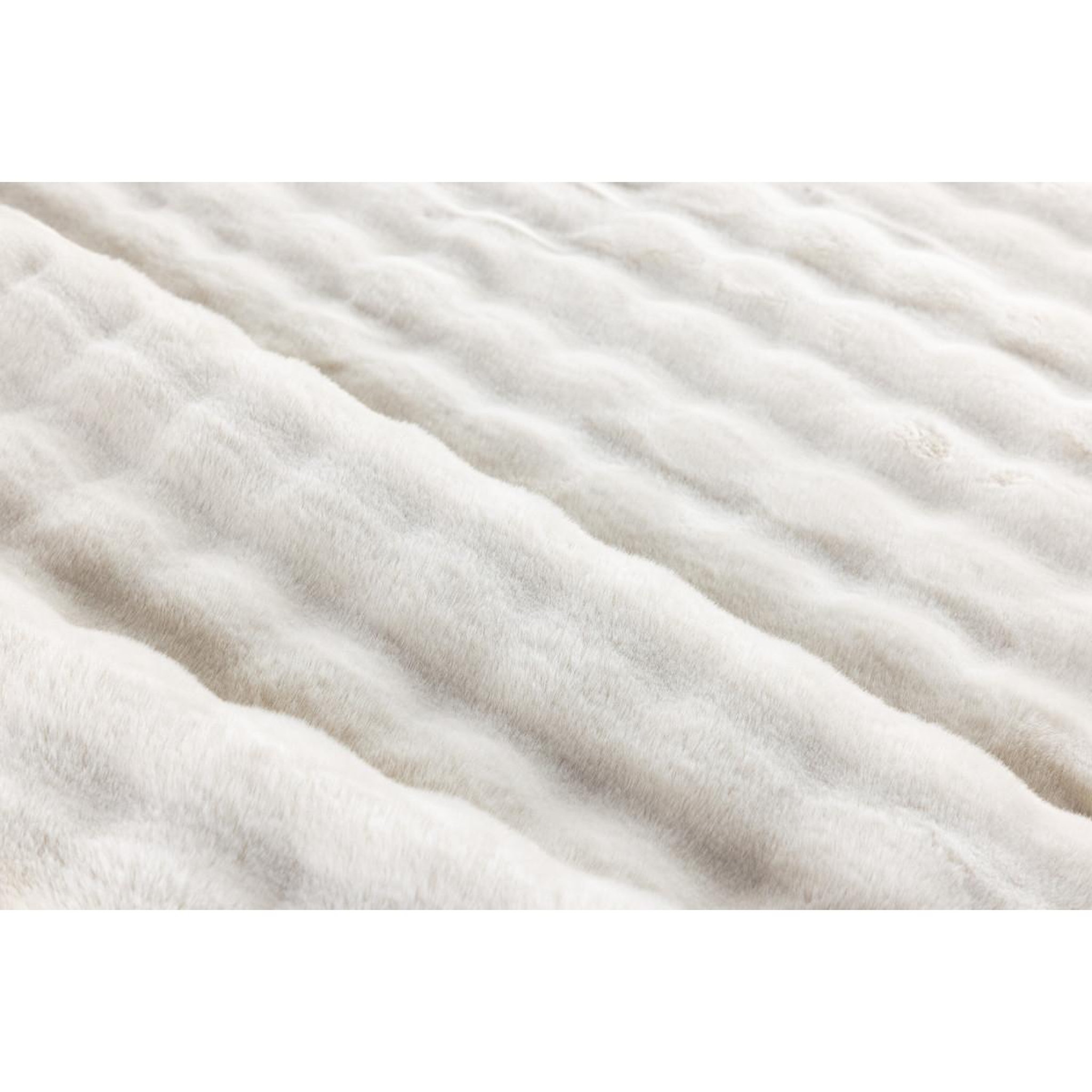 Voir la diapositive 3 : Paris Prix Tapis imitation fourrure  novis  200x290cm blanc