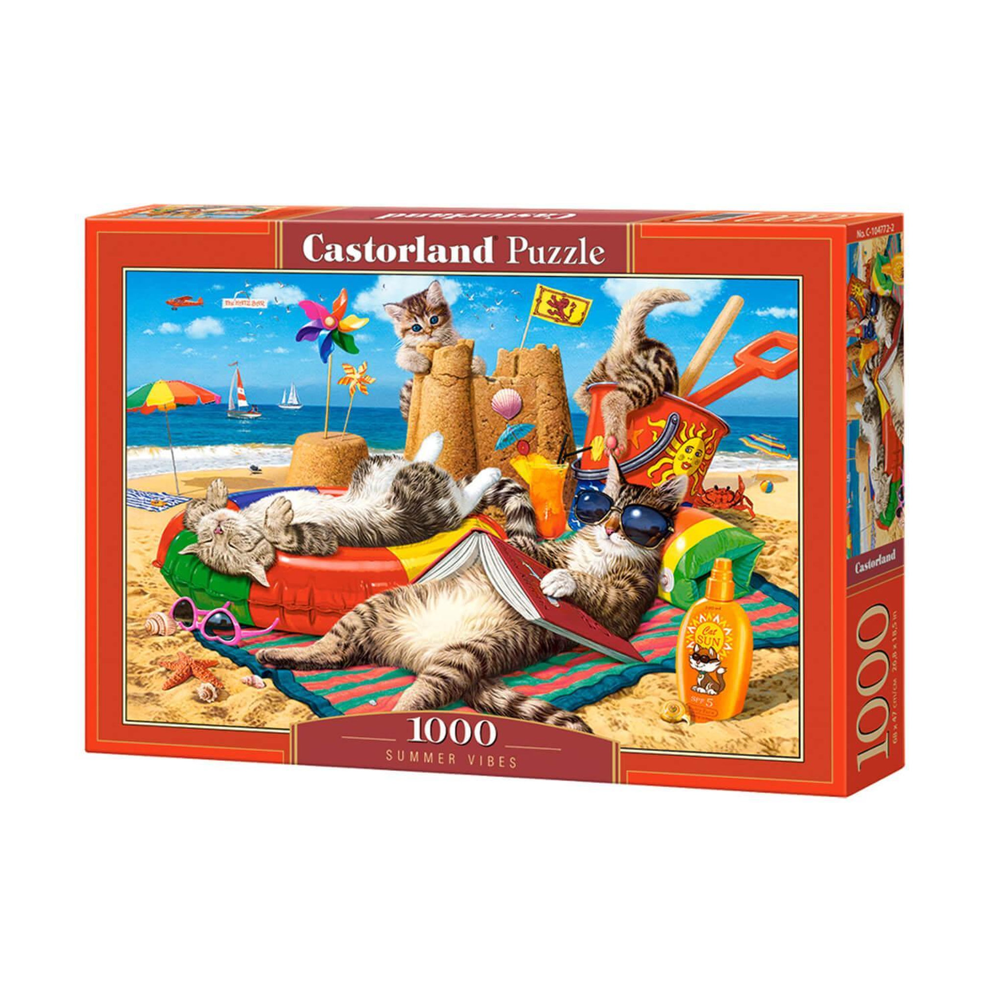 Voir la diapositive 2 : Castorland Puzzle 1000 pièces : Ambiance estivale