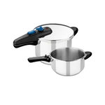 MIONIX Autocuiseur Monix Ensemble 4L et 6L Argenté with Système de sécurité à triple niveau