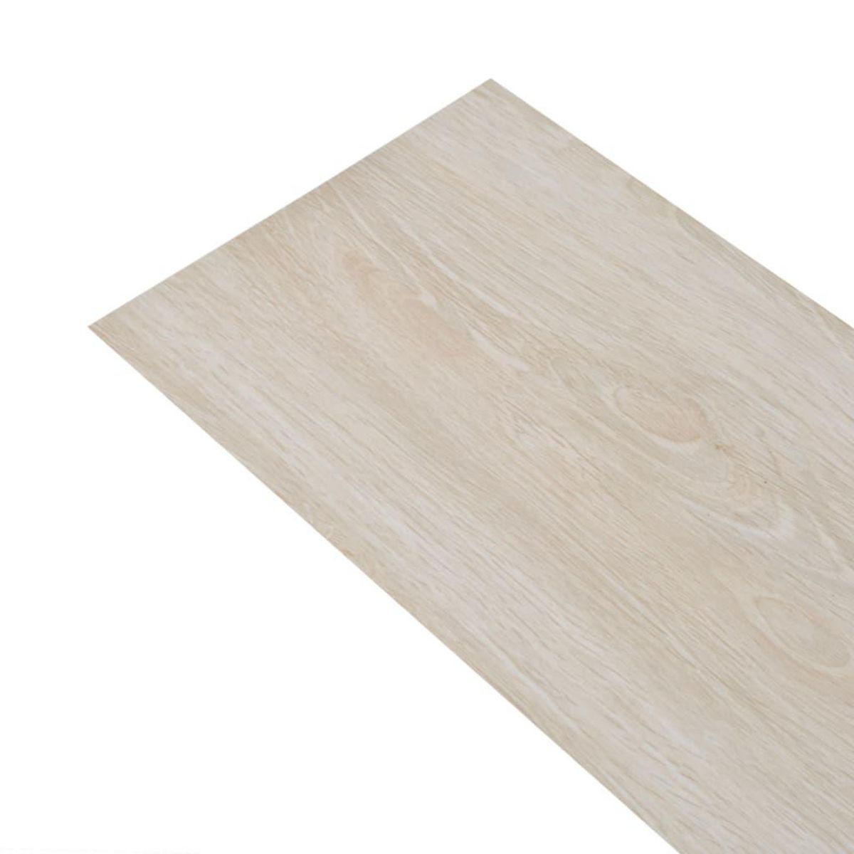 VIDAXL Planches de plancher PVC autoadhesif 2,51 m^2 2 mm Blanc chene