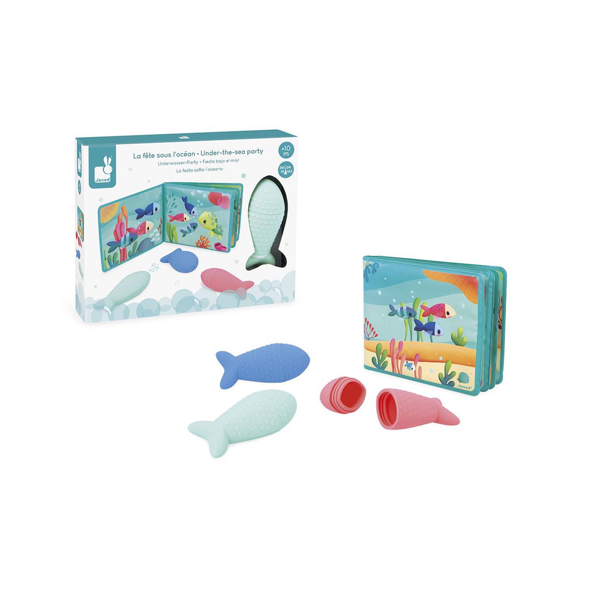 Juratoys-Janod Livre pour bain La fete sous l ocean