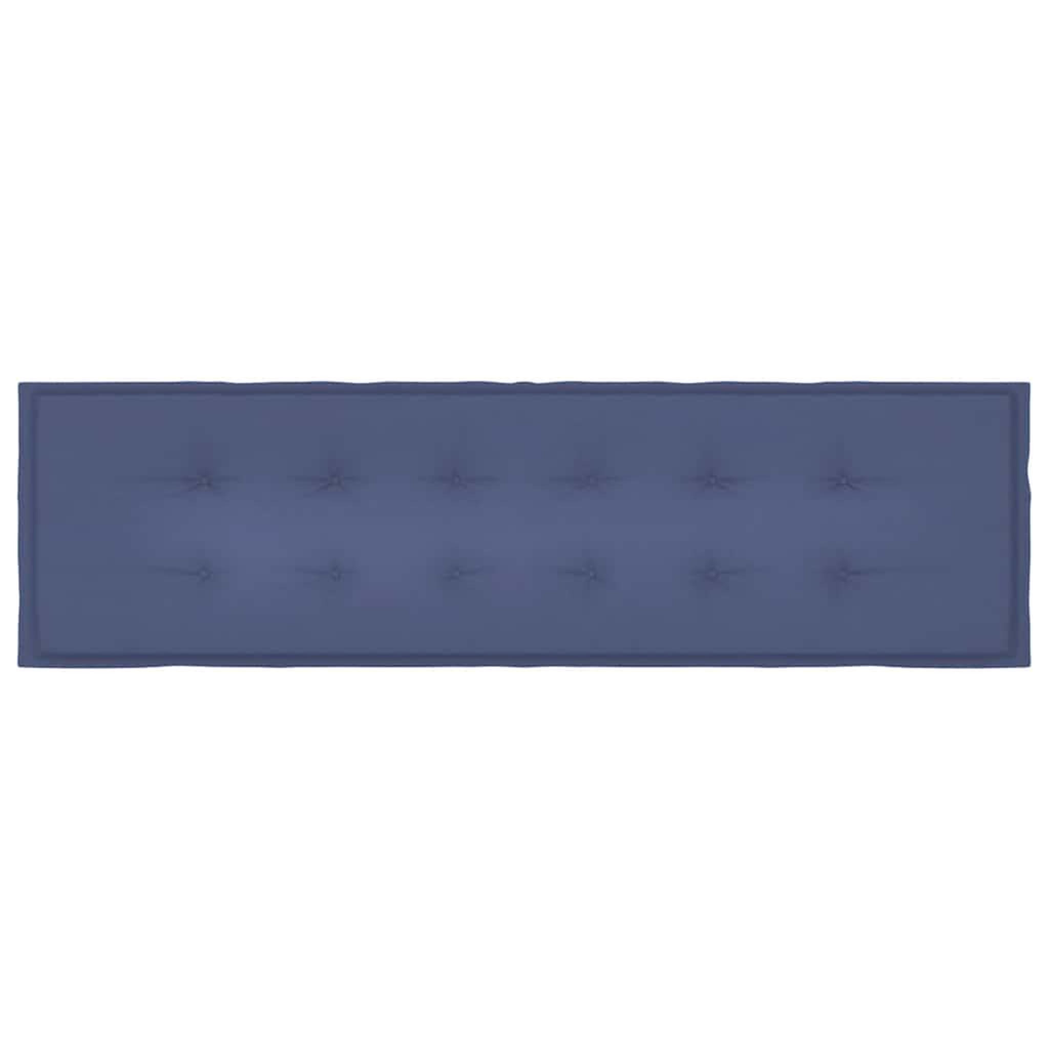 Voir la diapositive 4 : VIDAXL Coussin de banc de jardin bleu marine 180x50x3 cm tissu oxford