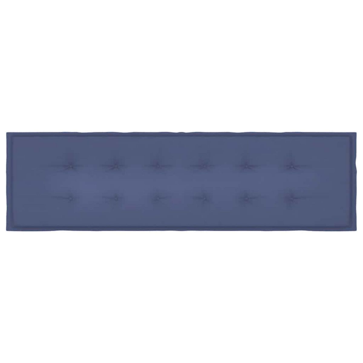 VIDAXL Coussin de banc de jardin bleu marine 180x50x3 cm tissu oxford