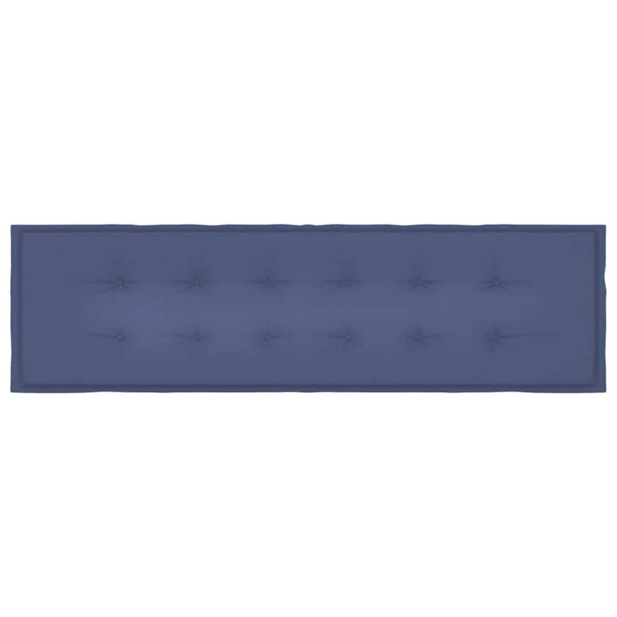 VIDAXL Coussin de banc de jardin bleu marine 180x50x3 cm tissu oxford