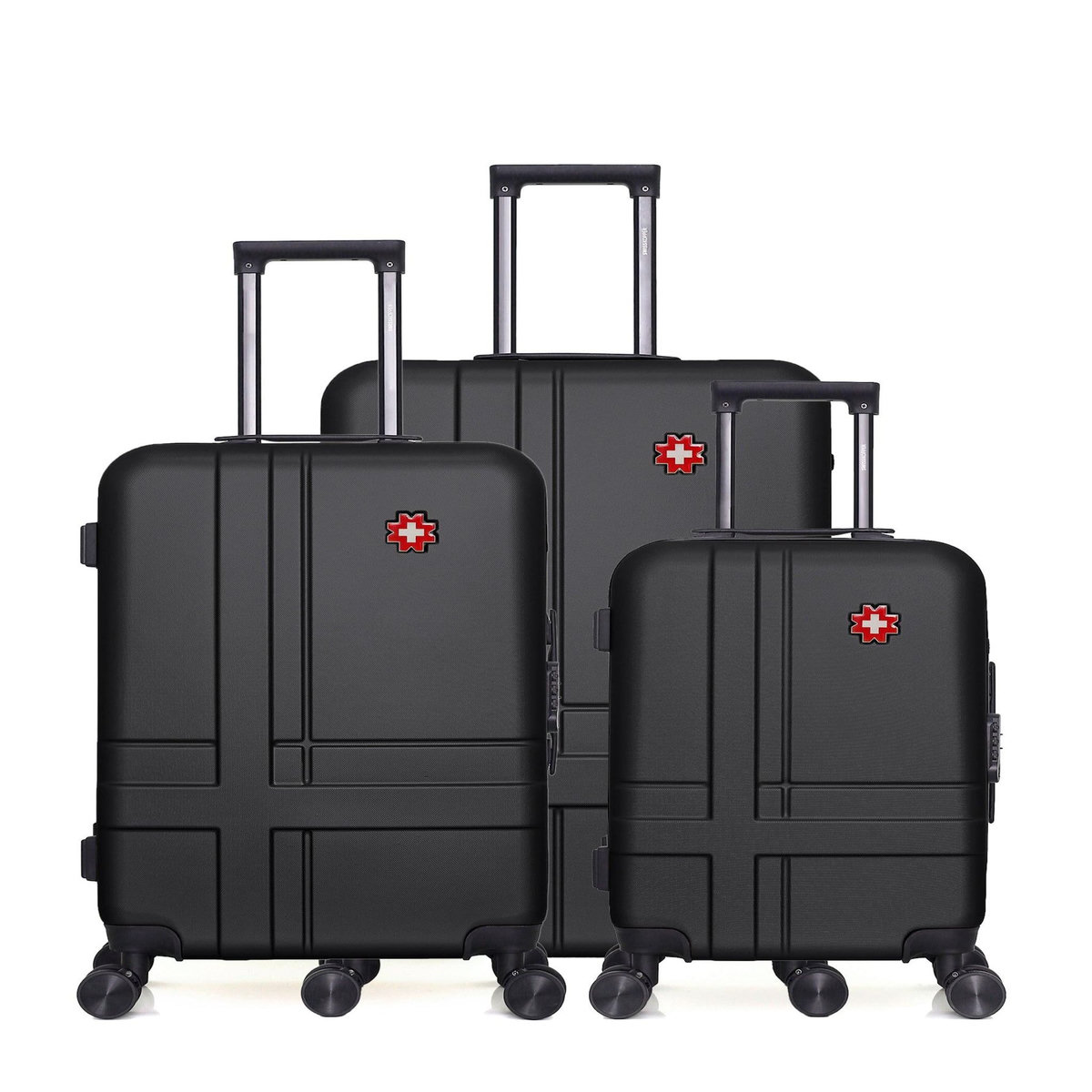 SWISS KOPPER SWISS KOPPER  -  Lot de 3  -  Valise grand format, valise weekend et valise cabine USTER