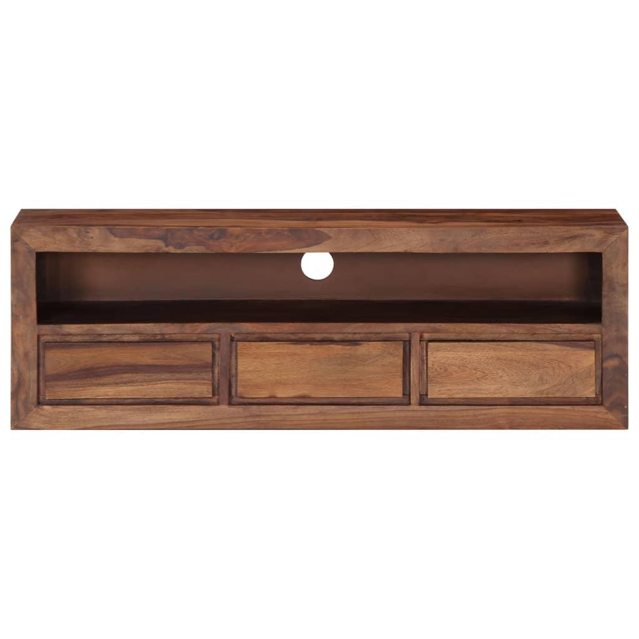 Voir la diapositive 2 : VIDAXL Meuble TV 120x30x40 cm Bois solide