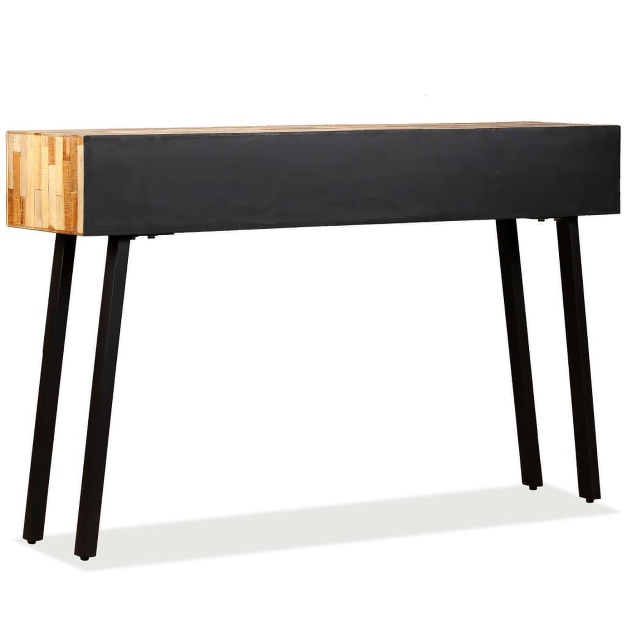 Voir la diapositive 4 : VIDAXL Table console teck massif de recuperation 120 x 30 x 76 cm