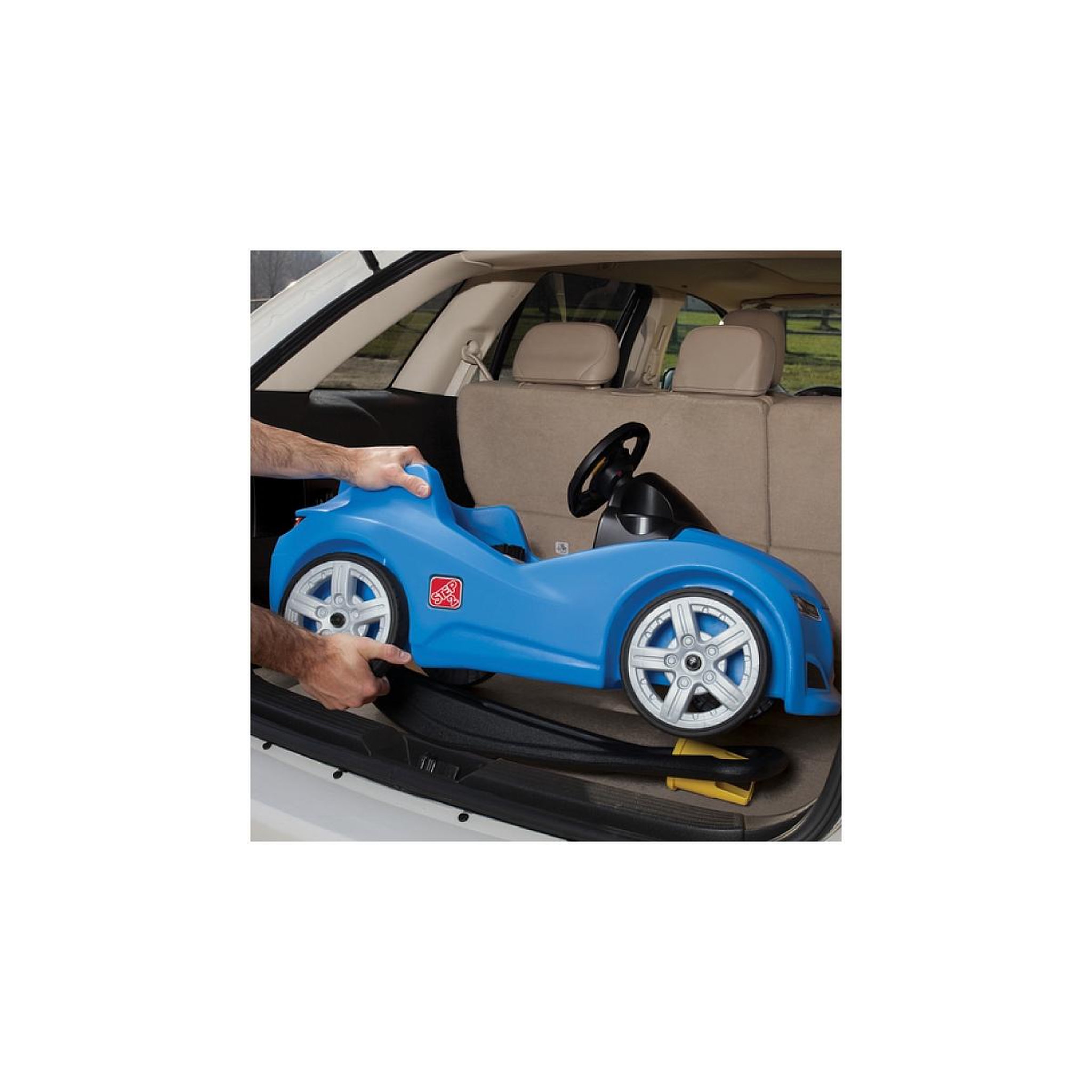 Voir la diapositive 2 : Step 2 Porteur Whisper Ride Cruiser bleu