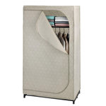 Wenko Armoire penderie tissu Balance - L. 90 x H. 160 cm - Taupe