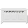 Voir la diapositive 3 : VIDAXL Banc de rangement en style baroque PFDM blanc