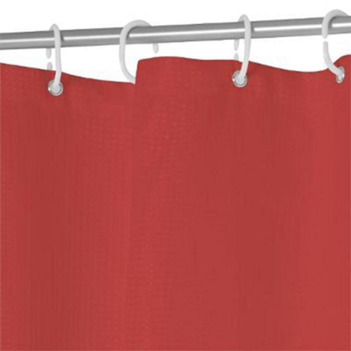 FIVE Rideau de Douche  Modern  180x200cm Rouge