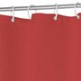 Voir la diapositive 2 : FIVE Rideau de Douche  Modern  180x200cm Rouge