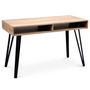 Voir la diapositive 1 : Paris Prix Bureau Design 2 Niches  French  120cm Naturel