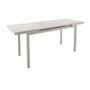 Voir la diapositive 1 : JARDIDECO Table de jardin rectangulaire extensible alu Koloa beige - Jardideco