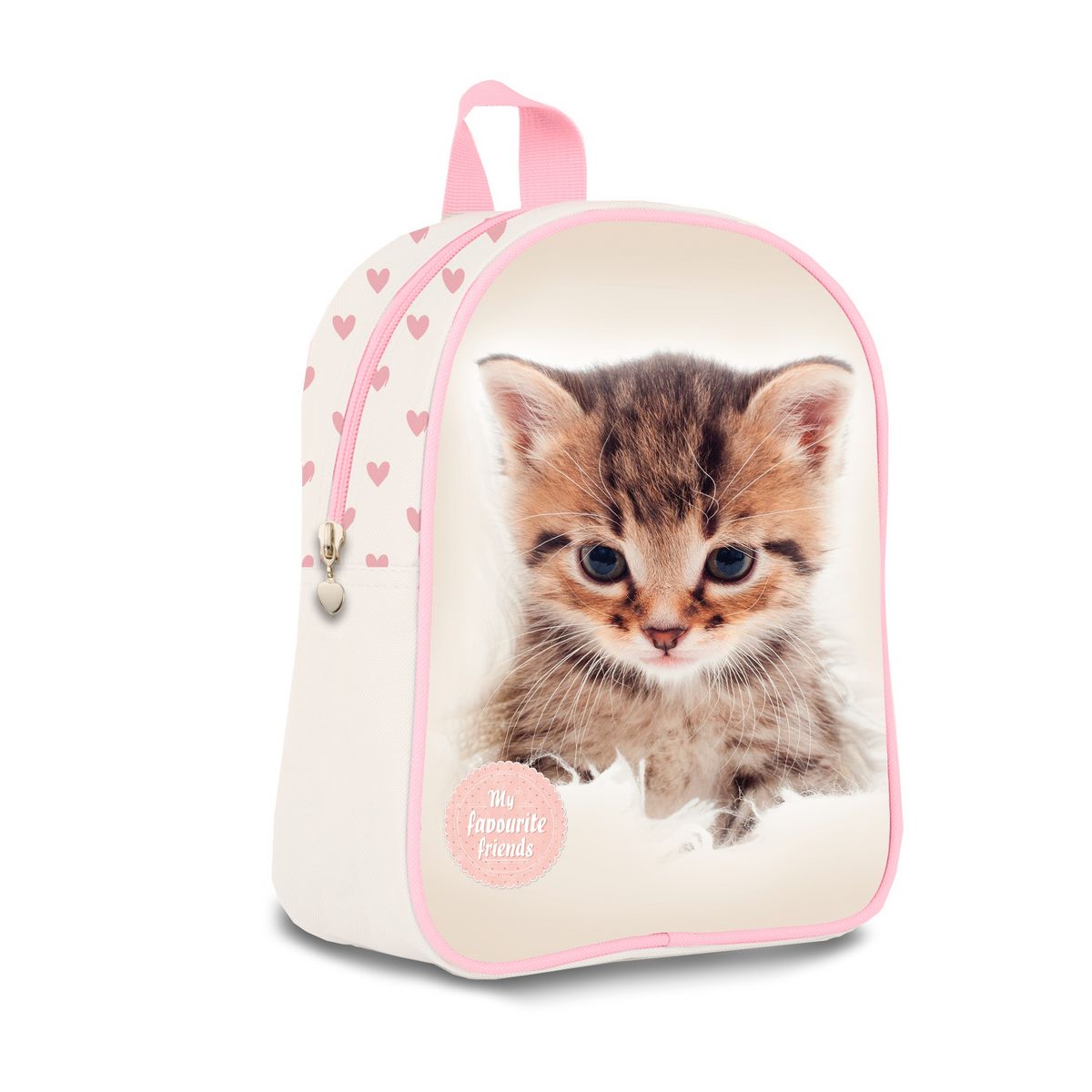Sac à goûter chat rose