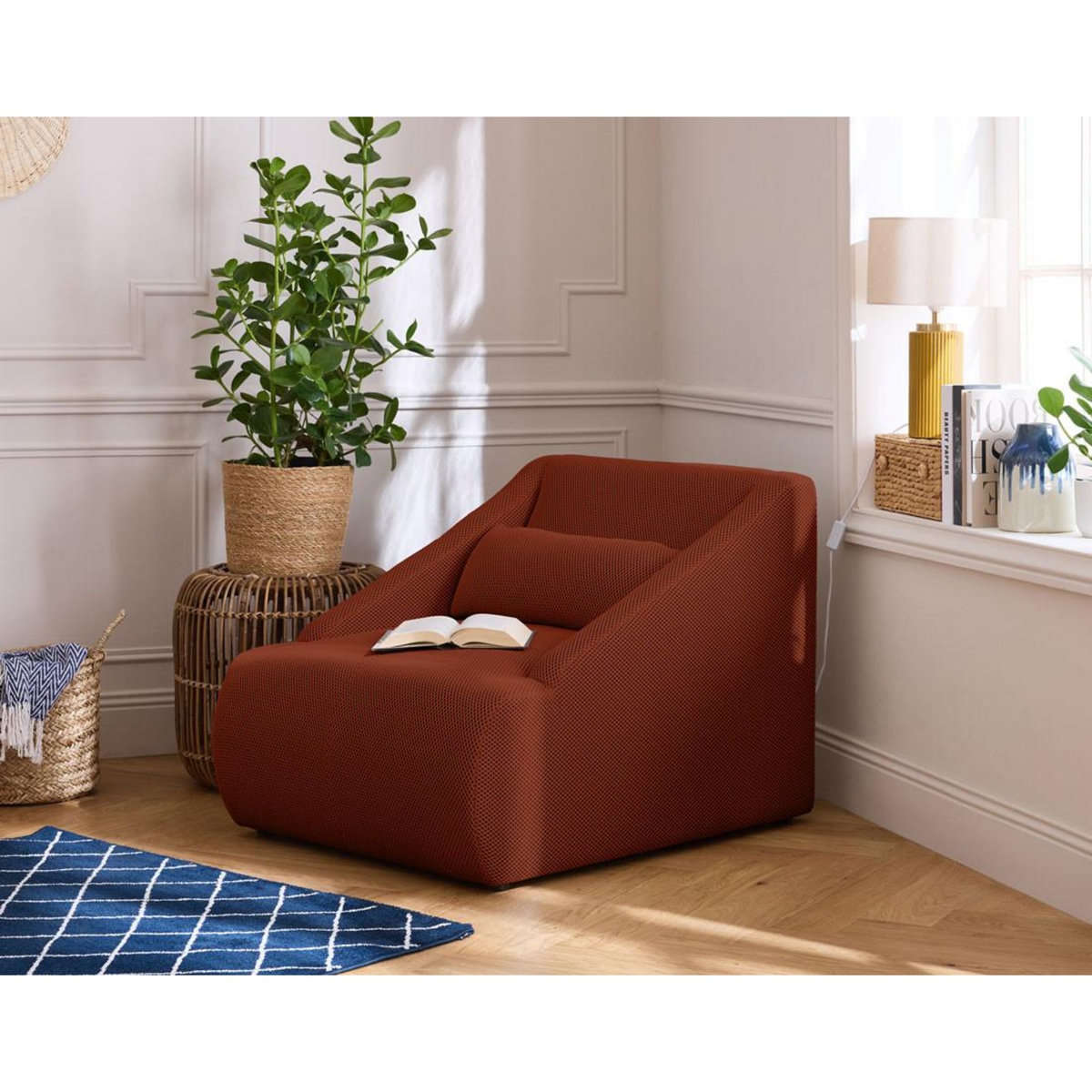 LISA DESIGN Onyx - fauteuil - en tissu mailles 3d