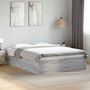 Voir la diapositive 1 : VIDAXL Cadre de lit sans matelas sonoma gris 140x200 cm