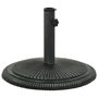 Voir la diapositive 2 : VIDAXL Socle de parasol Vert 45x45x30 cm Fonte