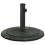 Voir la diapositive 2 : VIDAXL Socle de parasol Vert 45x45x30 cm Fonte