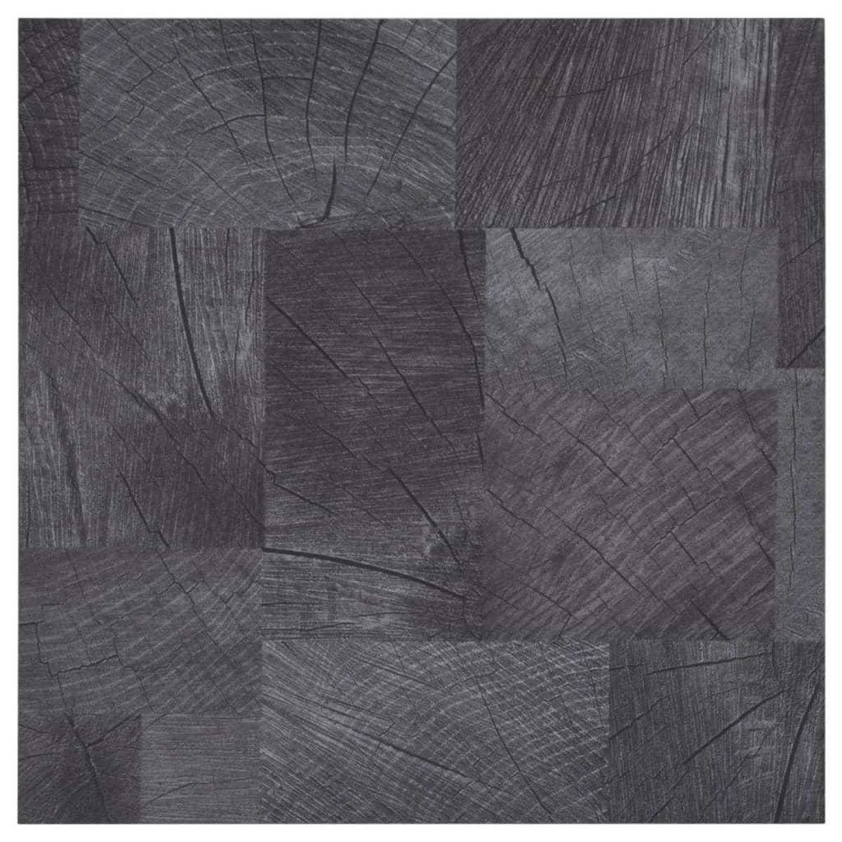 VIDAXL Dalles de plancher autoadhesive 20 pcs PVC Structure a bois