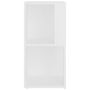Voir la diapositive 6 : VIDAXL Armoire d angle Blanc 33x33x67 cm Bois d ingénierie