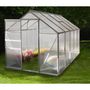 Voir la diapositive 2 : CHALET&JARDIN Serre de jardin avec base - Polycarbonate - 5,6m² - CHUPA