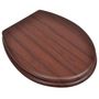 Voir la diapositive 2 : VIDAXL Sieges de toilette avec couvercles 2 pcs MDF Marron