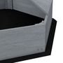 Voir la diapositive 2 : OUTSUNNY Bac à sable enfant design bateau - dim. 190L x 90l x 138H cm - voile, gouvernail - bois gris