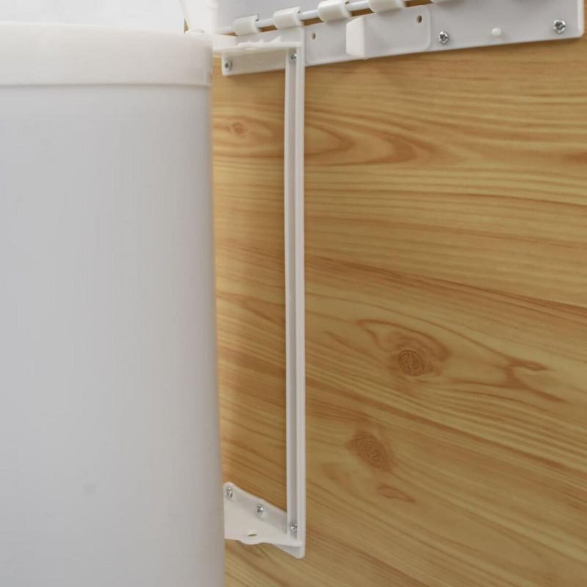 VIDAXL Poubelle intégrée de cuisine Plastique 8 L