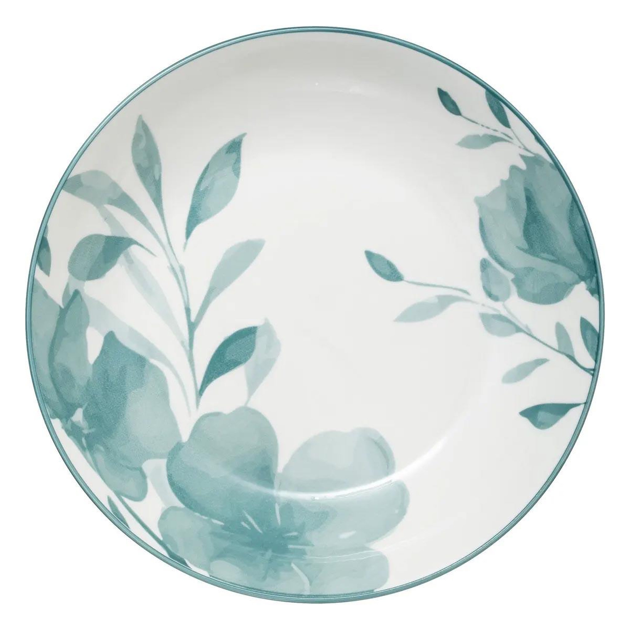 SECRET DE GOURMET Lot de 6 assiettes creuses  lily  20cm blanc