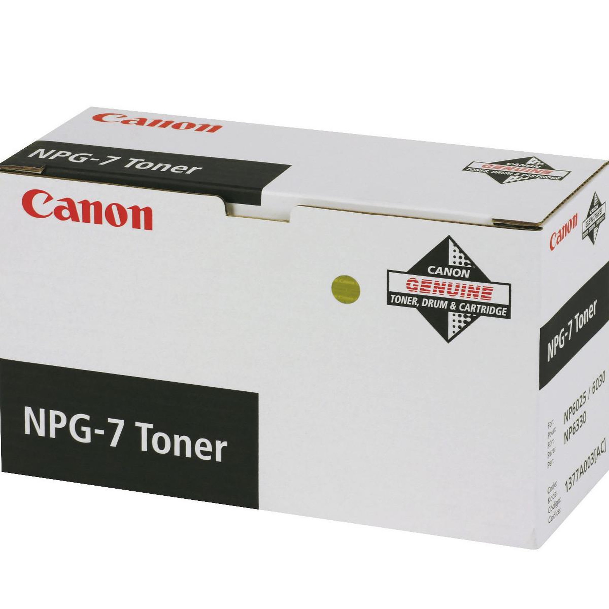 Voir la diapositive 2 : Canon Canon NPG-7 Toner Cartouche de toner Original Noir