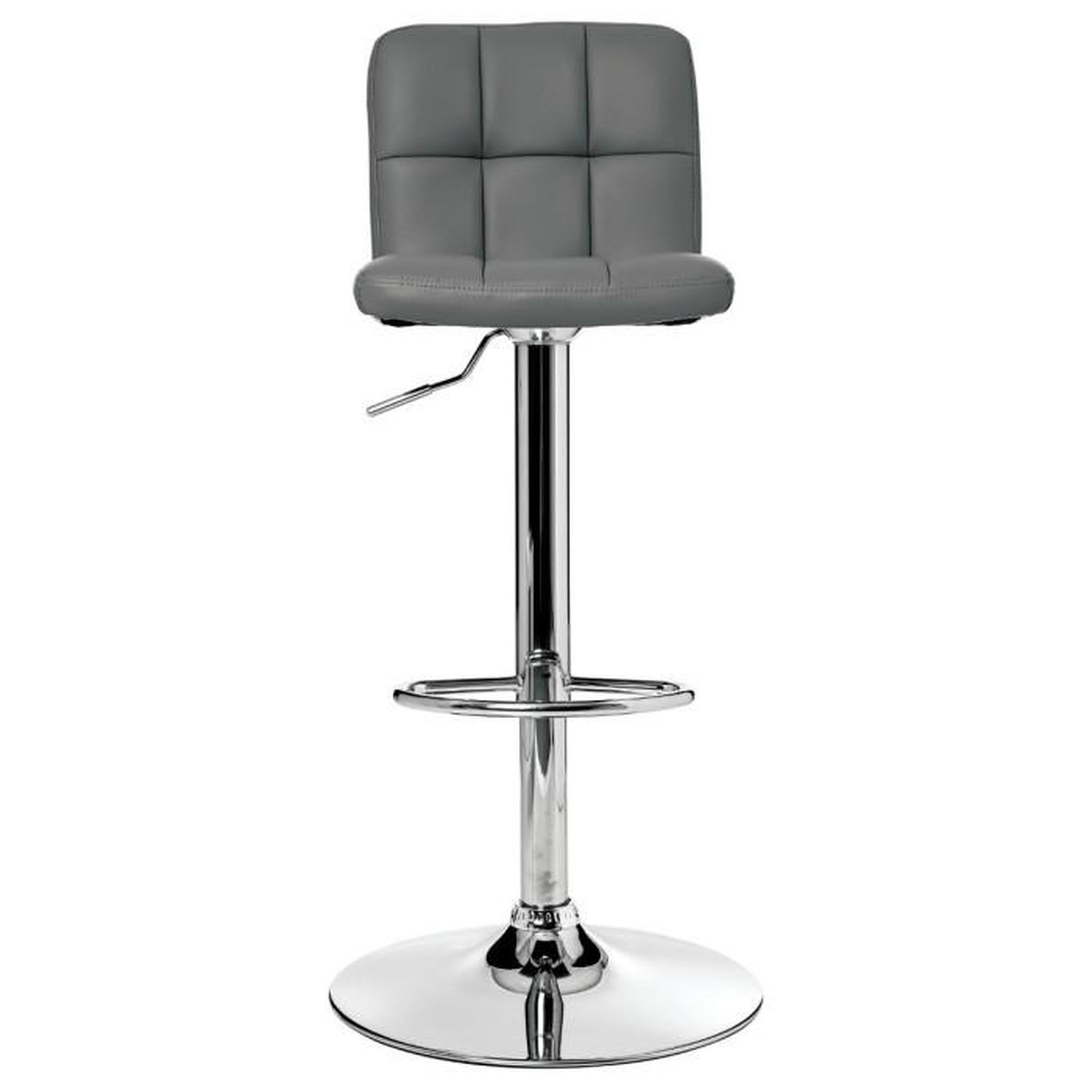 Voir la diapositive 2 : ATMOSPHERA Lot de 2 Tabourets de Bar  Delek  89cm Gris