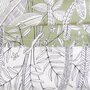 Voir la diapositive 3 : SWEEEK Parure de lit réversible imprimé végétal 2 places 260 x 240cm - Sybille