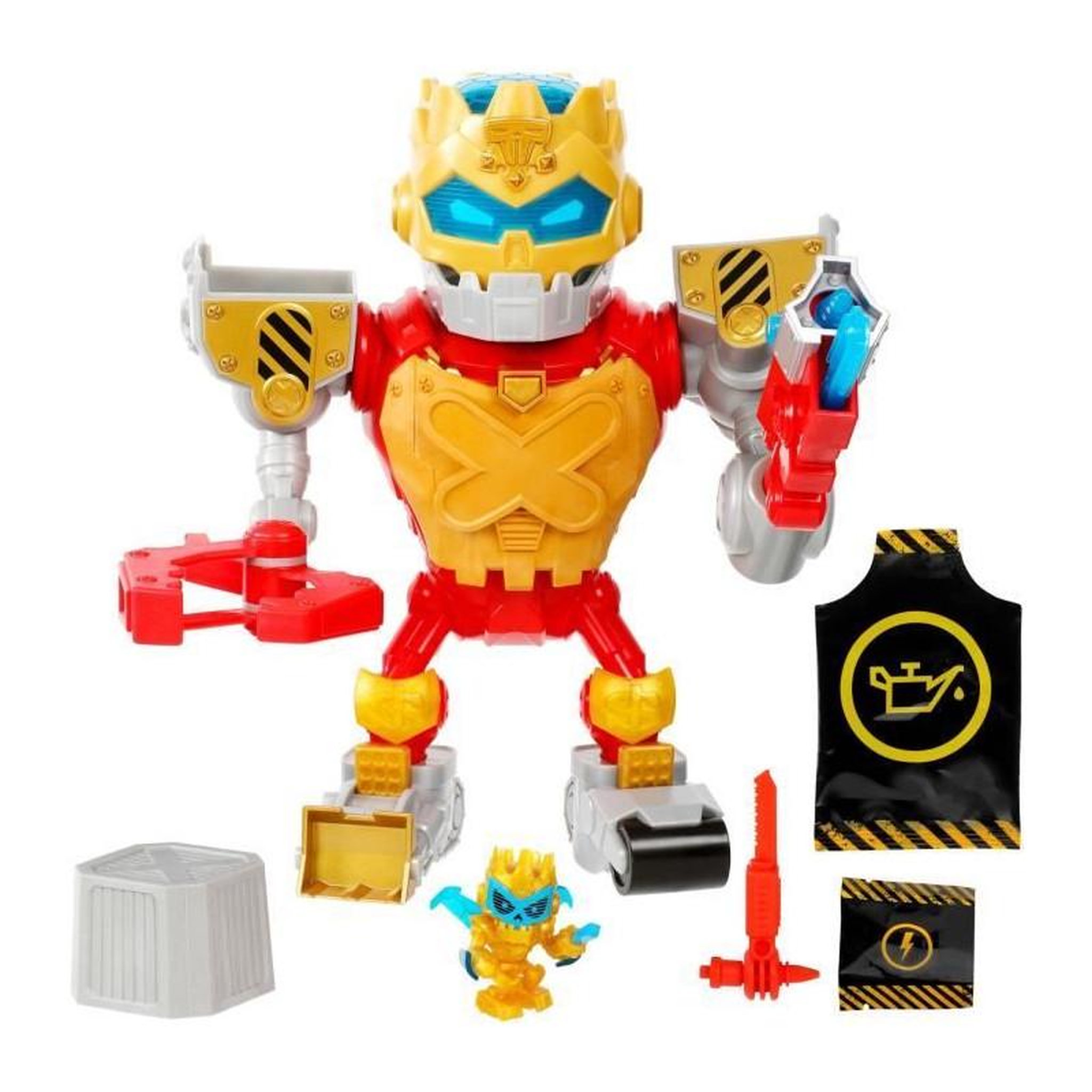 Voir la diapositive 2 : MOOSE TOYS Robot Trésor X - MOOSE TOYS - Méga Robot Trésor X - 30 cm - Rouge - Pile - Enfant