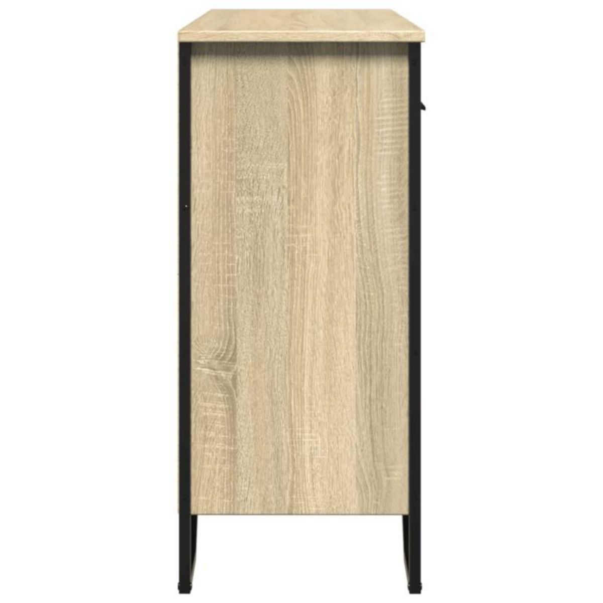 VIDAXL Buffet chêne sonoma 97x32,5x74,5 cm bois d ingénierie
