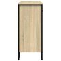 Voir la diapositive 6 : VIDAXL Buffet chêne sonoma 97x32,5x74,5 cm bois d ingénierie