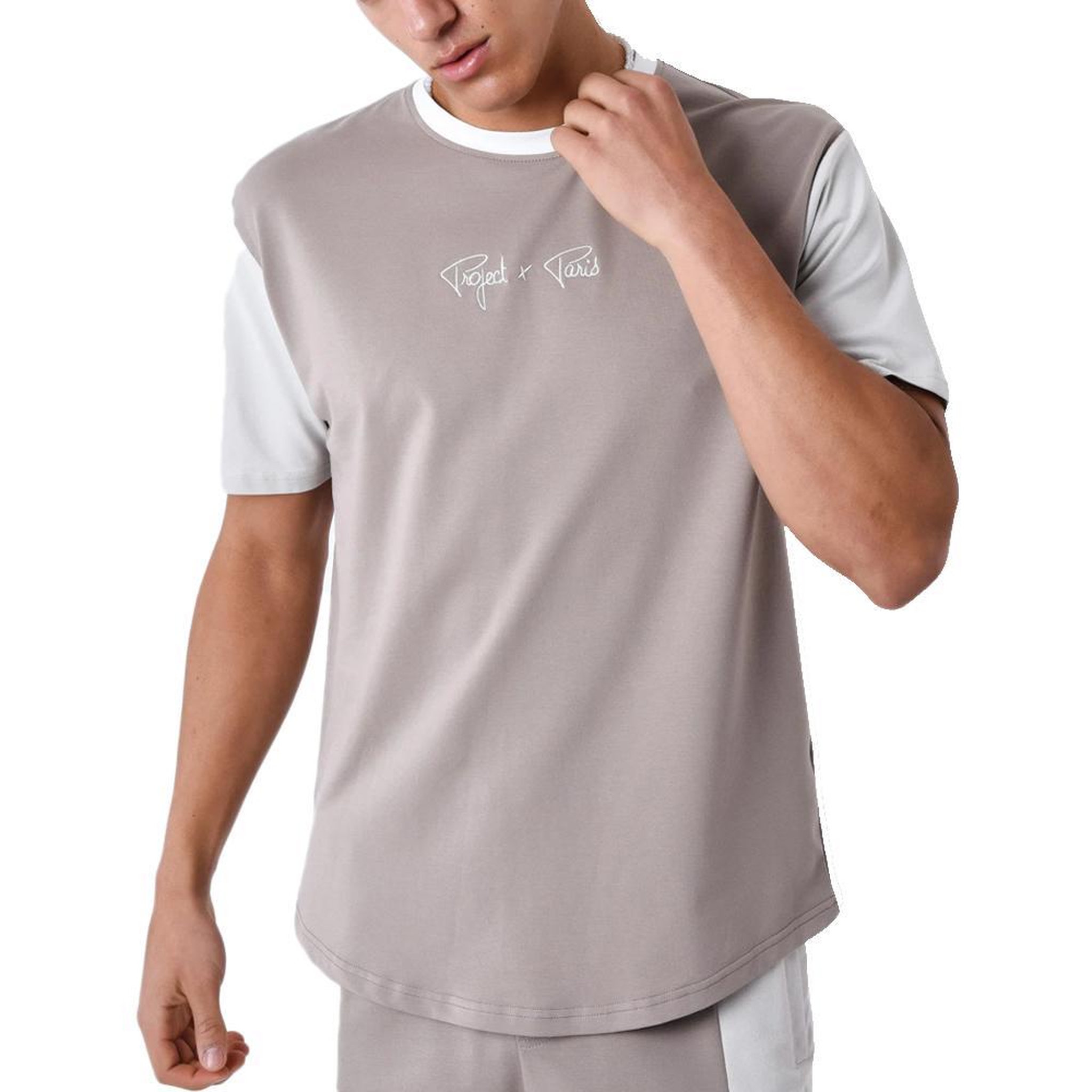 Voir la diapositive 1 : Project X T-shirt  Homme Project X Paris Colorblock