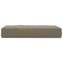 Voir la diapositive 4 : VIDAXL Coussin de palette taupe 60x60x8 cm tissu oxford