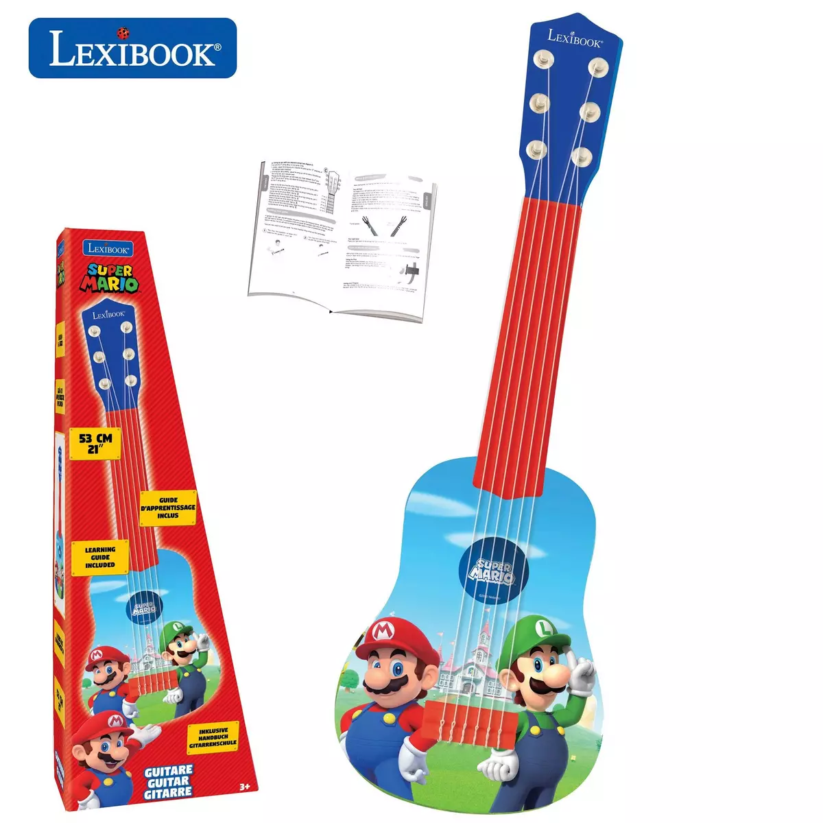 Lexibook Ma Première Guitare Super Mario - 53 cm