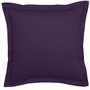 Voir la diapositive 1 : DODO Taie d'oreiller Harmonie Satin de coton coloris Aubergine