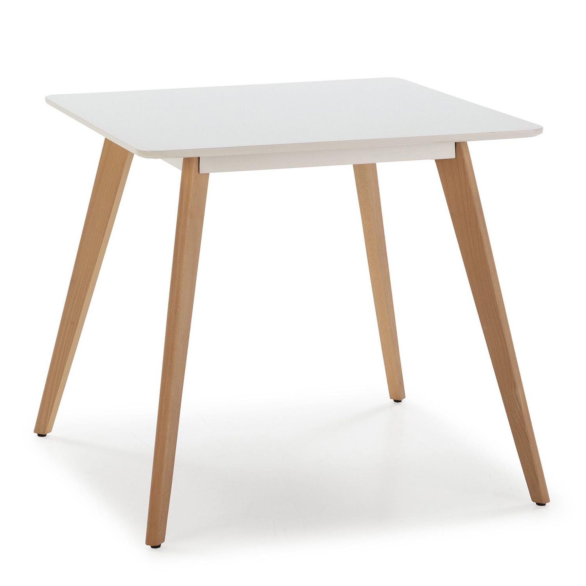 Voir la diapositive 2 : VS VENTA-STOCK Ensemble table 80x80 cm et 4 chaises de salle à manger Jeff noires