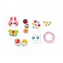 Voir la diapositive 3 : Juratoys-Janod 4 bijoux en bois a creer - Flower garden