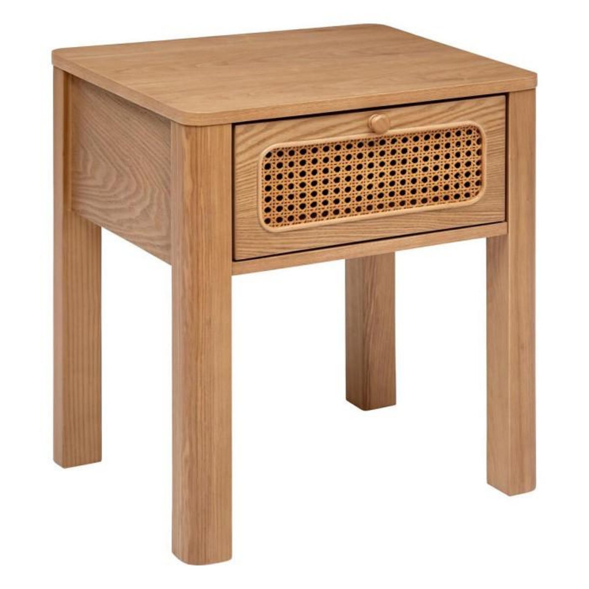 ATMOSPHERA Table de Chevet 1 Tiroir  Tiria  52cm Marron