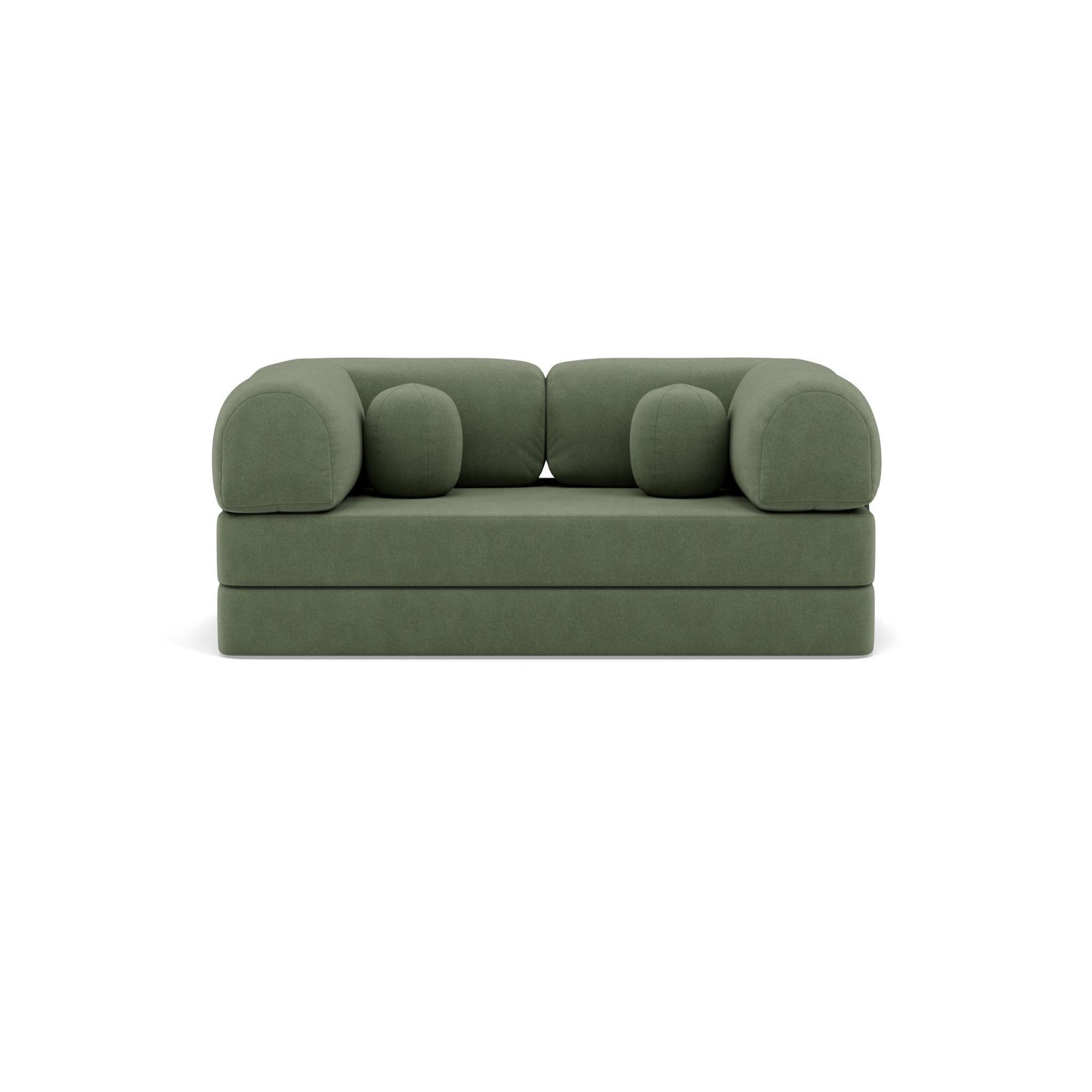 Voir la diapositive 1 : BEST MOBILIER Nebula - canapé 3 places convertible en velours texturé