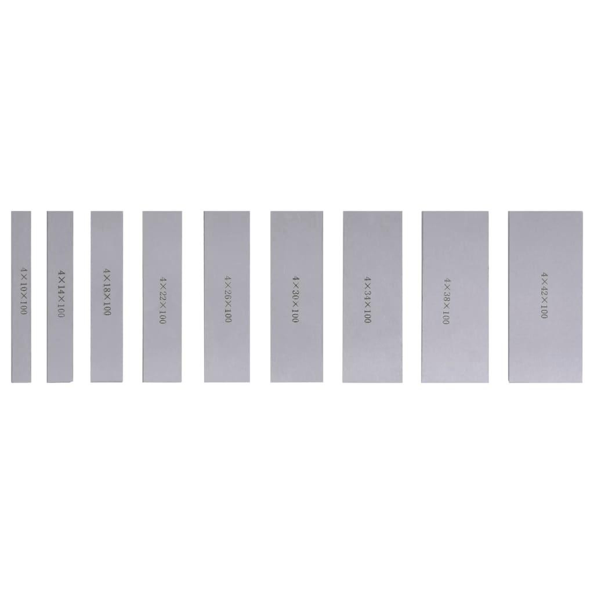 Voir la diapositive 5 : VIDAXL Tampons paralleles 100 mm 18 pcs 10-42 mm