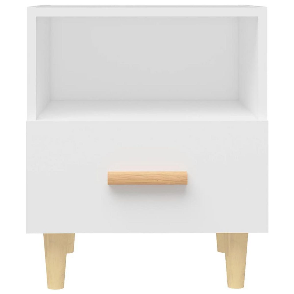 VIDAXL Tables de chevet 2 pcs Blanc 40x35x47 cm