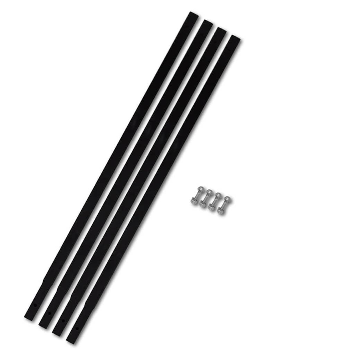 VIDAXL Tube d'extension de tariere de sol 4x1 m Raccord de tube Acier